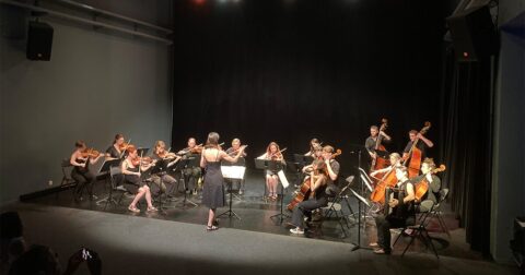 orchestre sur scène