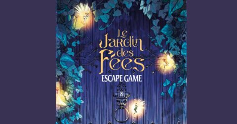 couverture de livre avec porte recouverte de lierre et petites fées